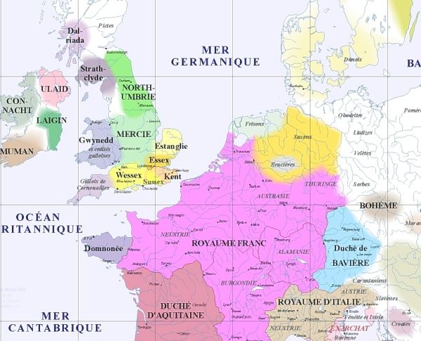 nord-ouest Europe 700