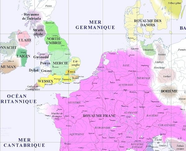Europe an 800, nord-ouest